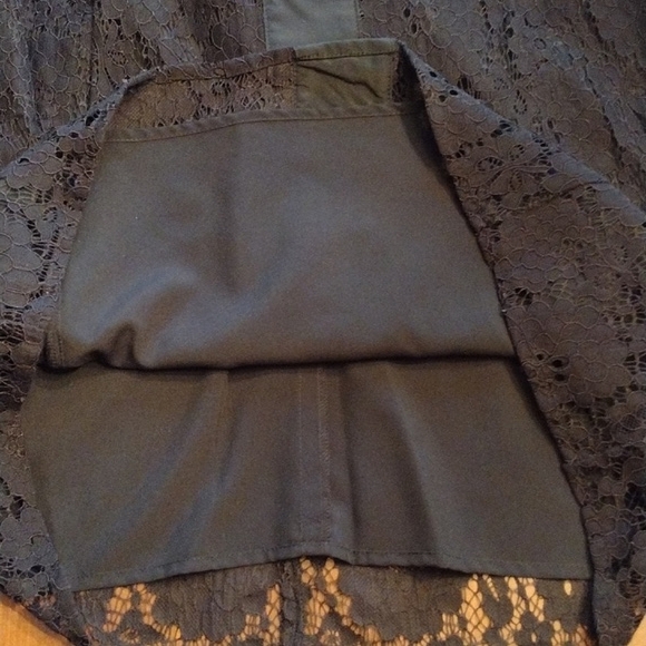 Nanette Lepore Lace with Bow Tie Mini Dress, Size 8, Black - Picture 8 of 10